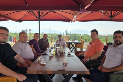 BAŞKAN AYNACI, KIRKGÖZ OTEL’DE GAZETECİLERLE BİR ARAYA GELDİ