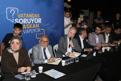 Bursa İnegöl'de Başkan Taban Yeni Mahalle sakinlerini dinledi